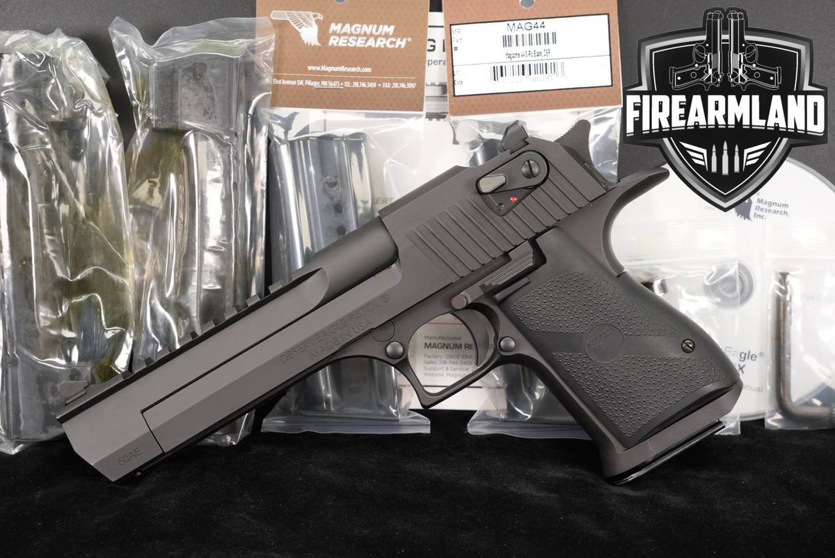 3-CALIBER DEAGLE Magnum Research Desert Eagle Mark XIX 50AE 44 MAG 357