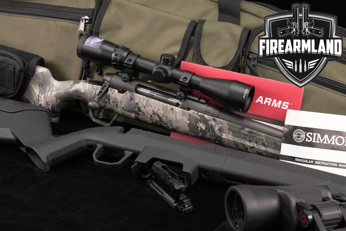 Savage Arms Axis II XP 350 Legend 18 Black & Camo +BUSHNELL SCOPE, CASE