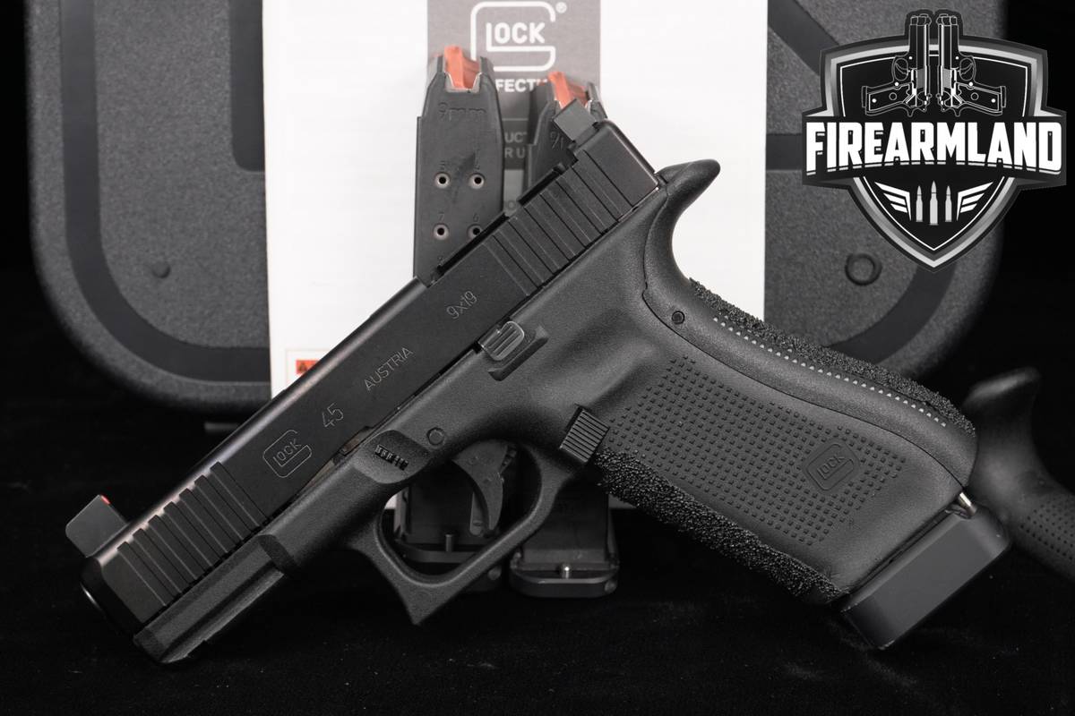 Glock 45 Gen5 G45 Gen 5 Optics-Ready 9mm 4" +3 MAGS & ORIG CASE