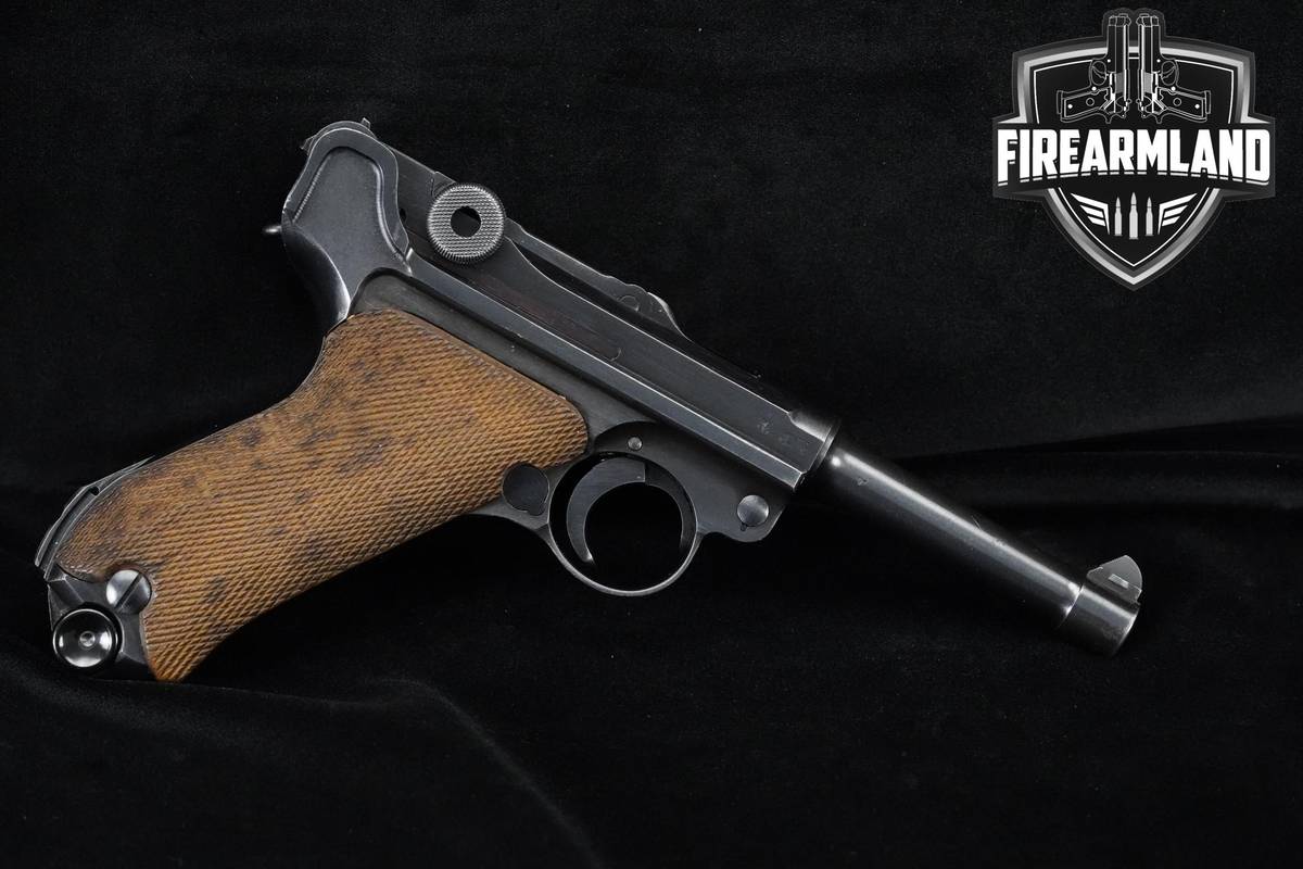 MATCHING #'S! 1942 Mauser P.08 Luger 9mm byf 3.9" Blued P08 P-08 Mauser WW2