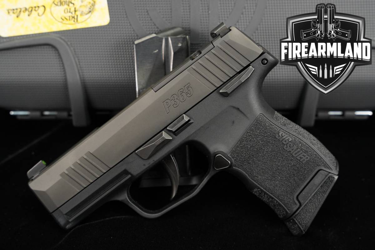 Sig Sauer P365 9mm Optics-Ready 3.1 P 365 +2 MAGS & ORIG CASE