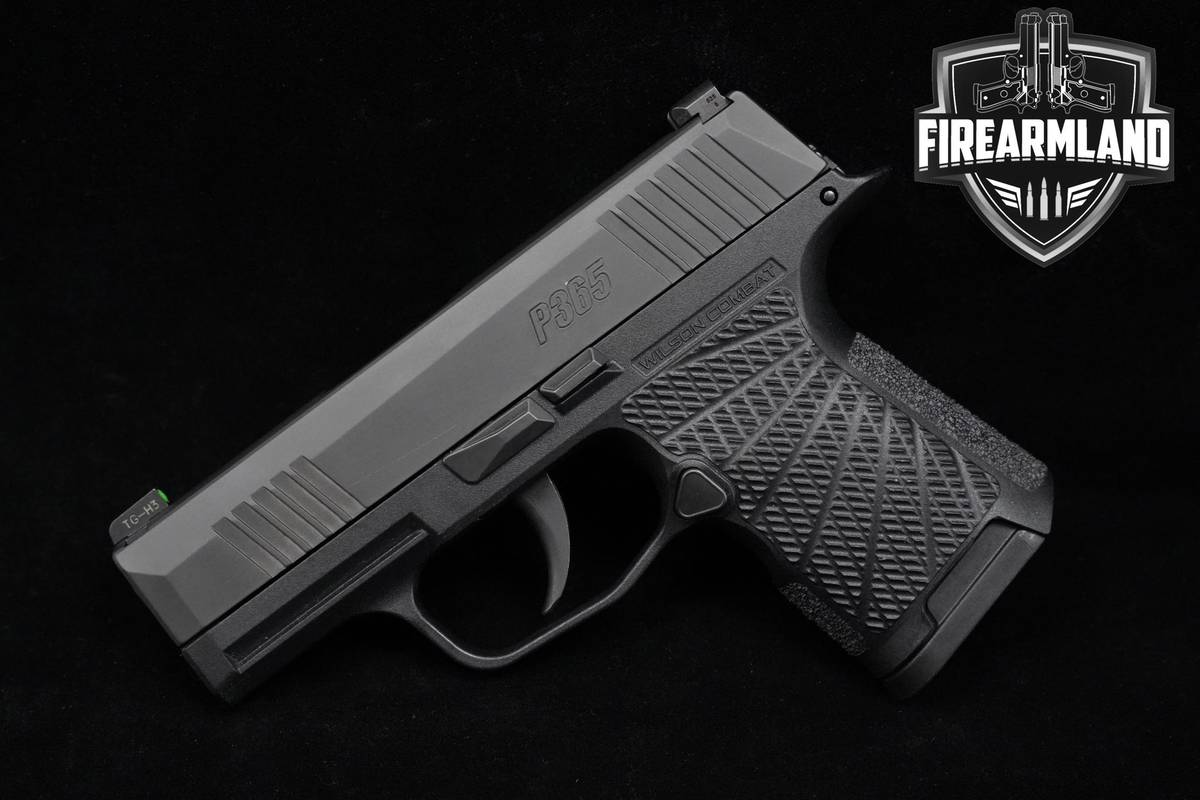 Sig Sauer P365 9mm 3.1" Wilson Combat Grip Sig-P365 P-365 +4 MAGS