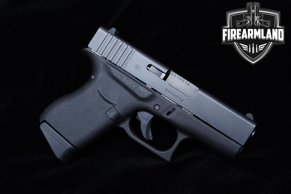 Glock 43 Gen4 9mm 3.4" Tenifer Glock 43 9mm G43 Gen 4 +3 MAGS & CASE