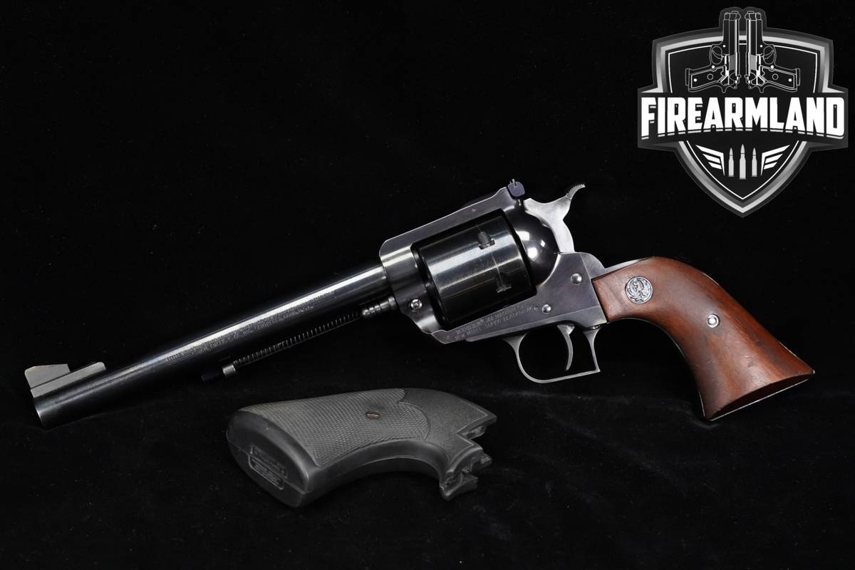 1978 Ruger New Model Super Blackhawk 44 Magnum 7.5" Blued + PACHMAYR GRIP