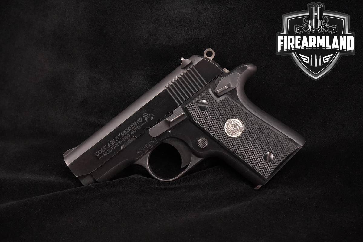 1986 Colt Mustang MK IV/Series 80 380 ACP 1911 2.75" Blued Mark 4 +HOLSTER
