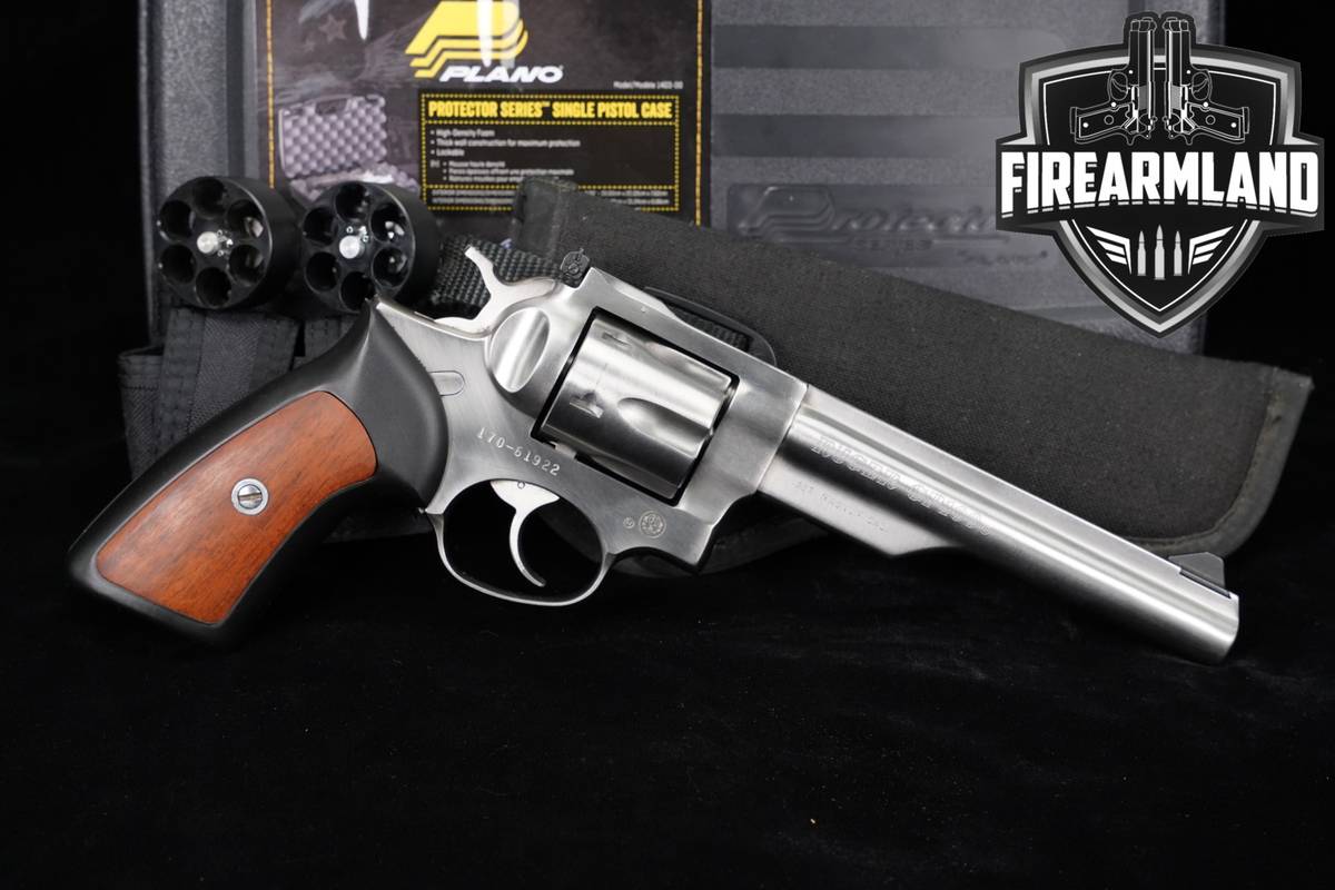 1987 Ruger GP100 357 Magnum 6" KGP-160 Brushed Stainless GP 100 DA/SA