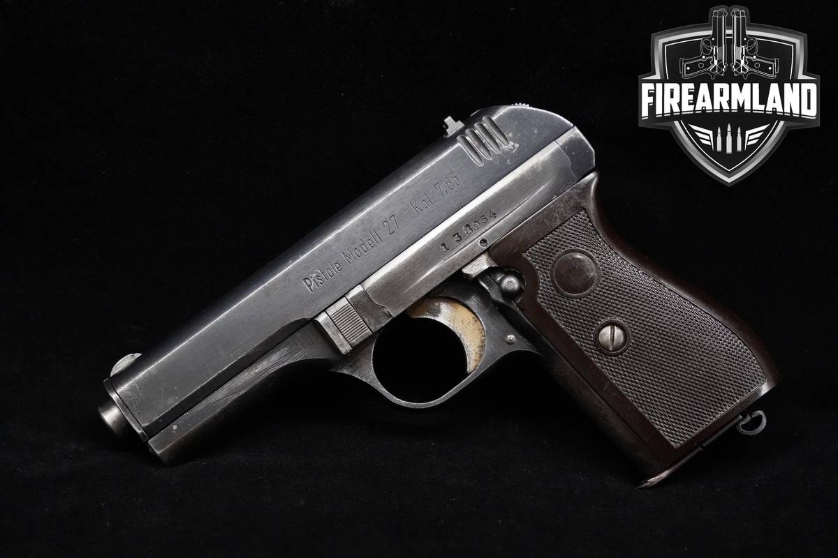 THIRD-REICH 1942 CZ Model 27 Böhmische 32-ACP CZ 27 Vz-27 WW2 +OG-HOLSTER