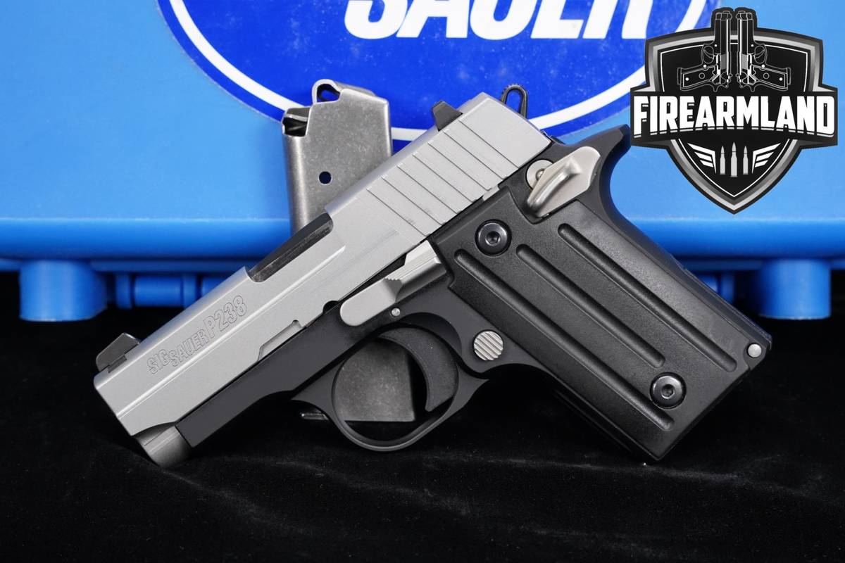 2009 Sig Sauer P238 Two-Tone 380 ACP P 238 +2 MAGS & ORIG CASE