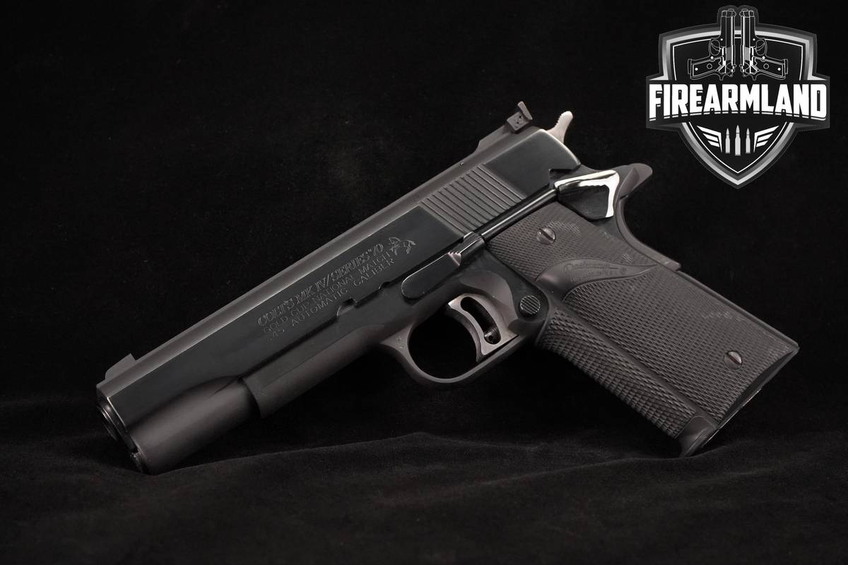 1982 Colt MK IV Series '70 Gold Cup National Match 45 ACP 1911
