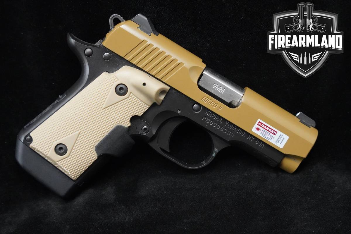 Kimber Micro 9 Desert Tan LG 9mm 1911 Kimber-Micro 1911 +ORIG BOX