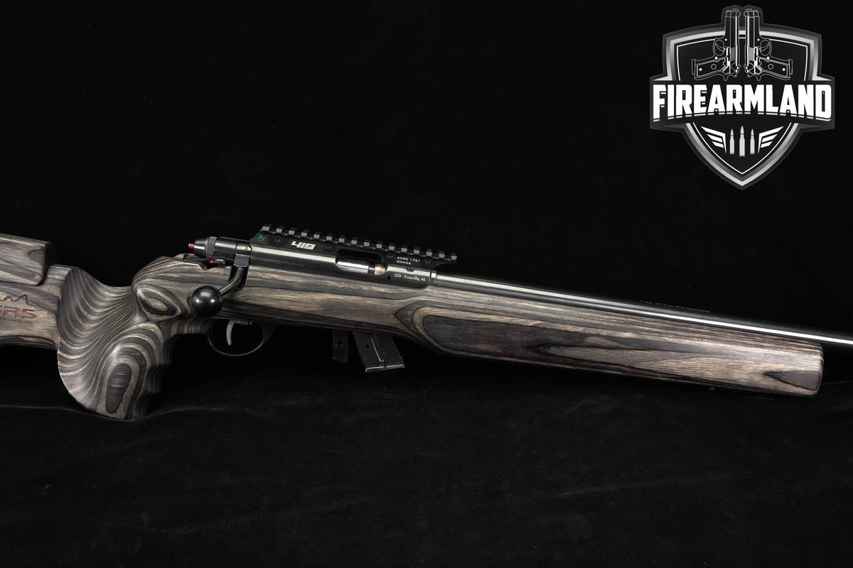 Anschutz Model 1710 HB Classic 22LR 22" Blued & Laminated Wood