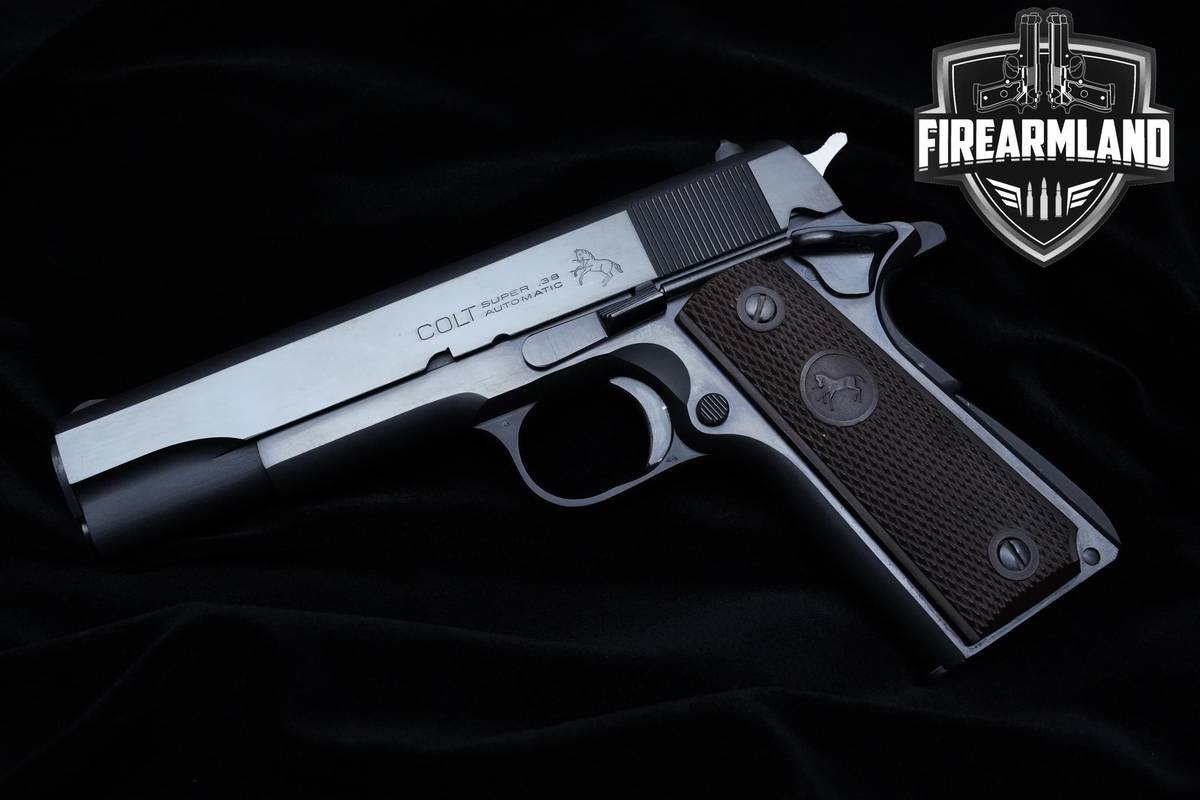 MINT 1961 Colt Super 38 Super 5" Royal Blue 1911 38 Colt