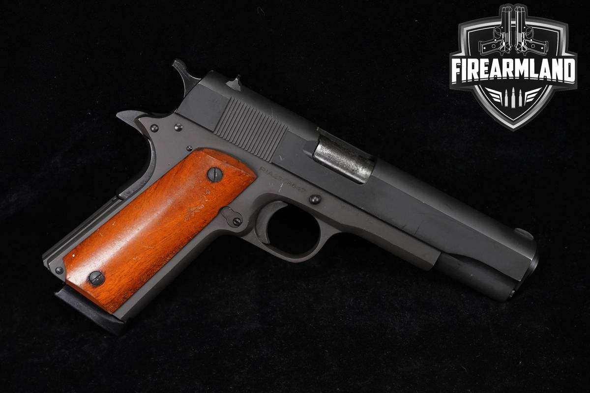 Rock Island Armory RIA GI Standard FS 45 ACP 1911 5" Black A1 1911A1 Pistol