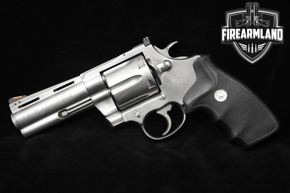 HAND-CANNON 1992 Colt Anaconda 44 Magnum Stainless Colt-Anaconda 4" DA/SA