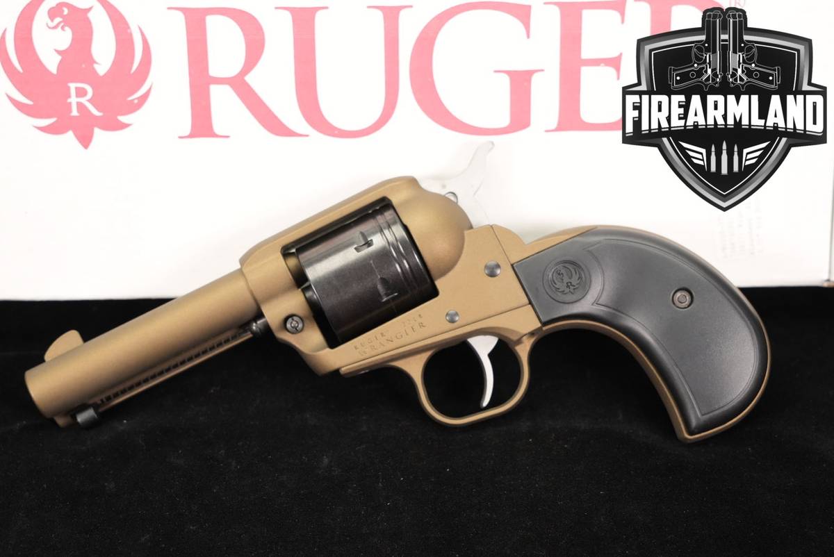 Ruger Wrangler Birdshead 22LR 3.75 Two-Tone Burnt Bronze +ORIG BOX