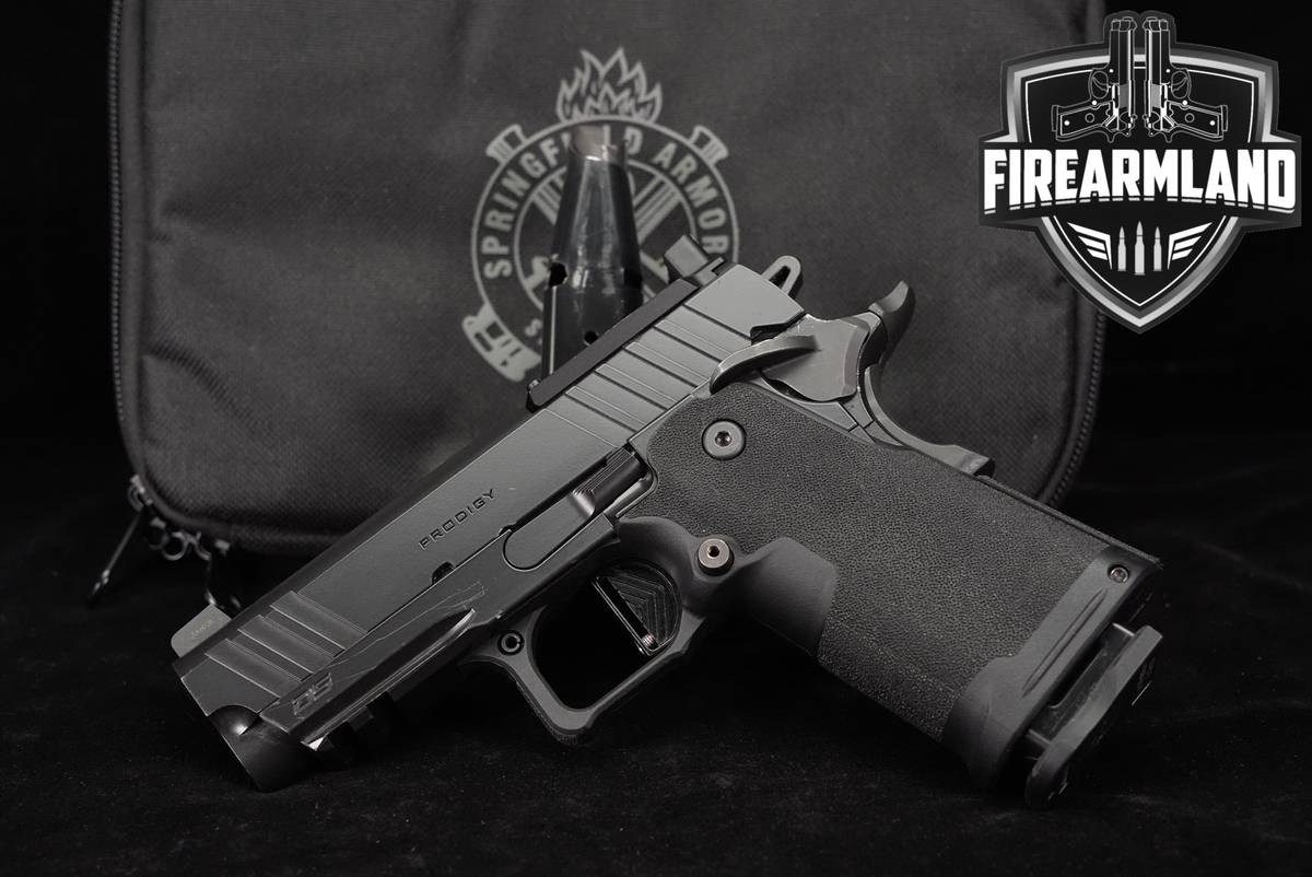 Springfield Armory 1911 DS Prodigy Compact; AOS 9mm 2011 +2 MAGS, ORIG CASE