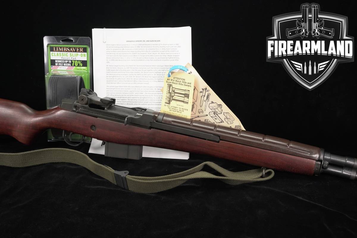 PRE-BAN Springfield Armory M1A Super Match Glenn Nelson Custom Shop 7.62