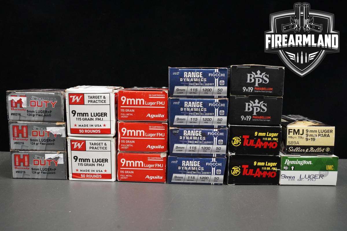 9mm Ammo 9mm Ammunition 825 ROUNDS