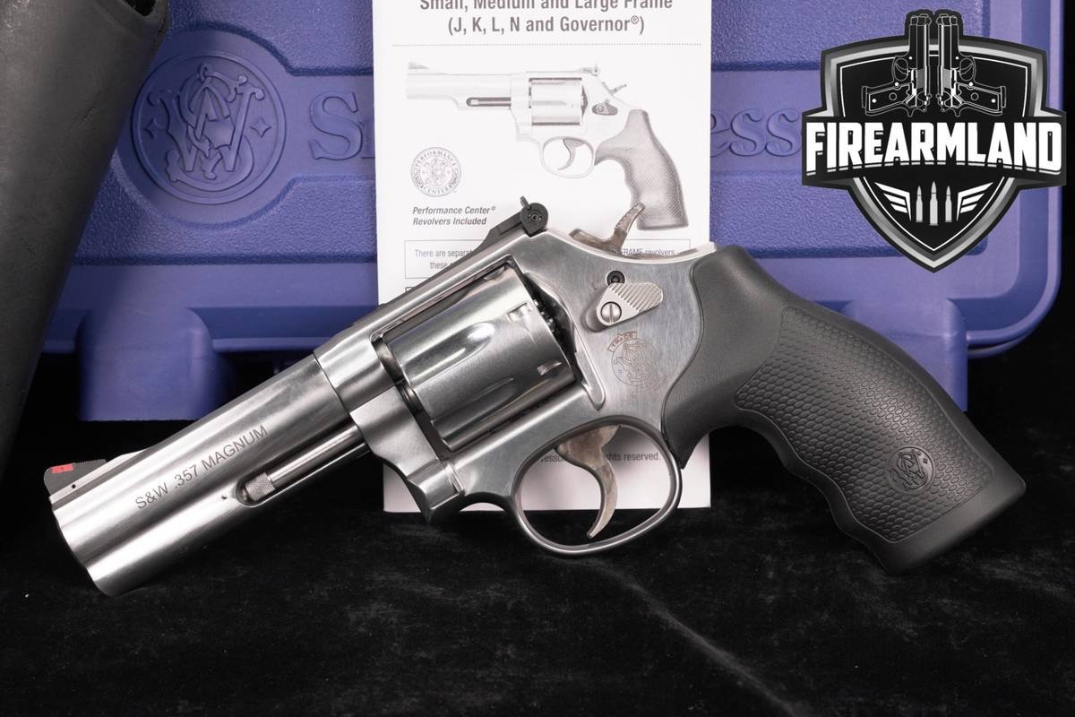 Smith & Wesson Model 686-6 Plus S&W 357 Magnum 4" M686 +ORIG CASE & HOLSTER