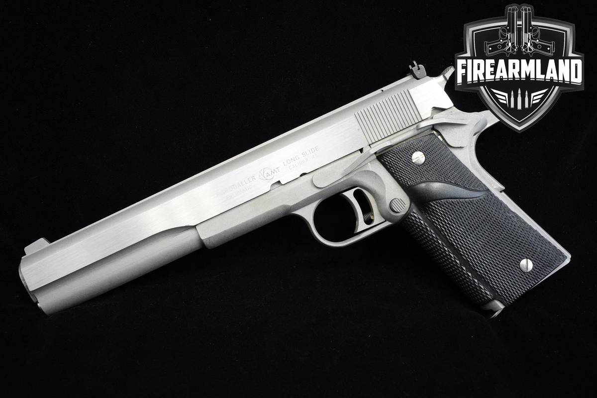 RARE 1980s AMT Hardballer Long Slide 45 ACP 1911 AMT 1911 1911A1 2MAGS