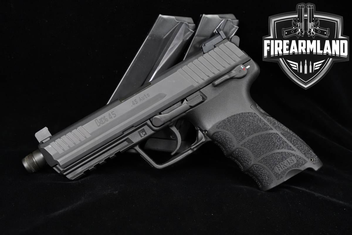 Heckler & Koch HK45 Tactical 45ACP THREADED 5.11" O-Ring BBL H&K 45 +2 MAGS