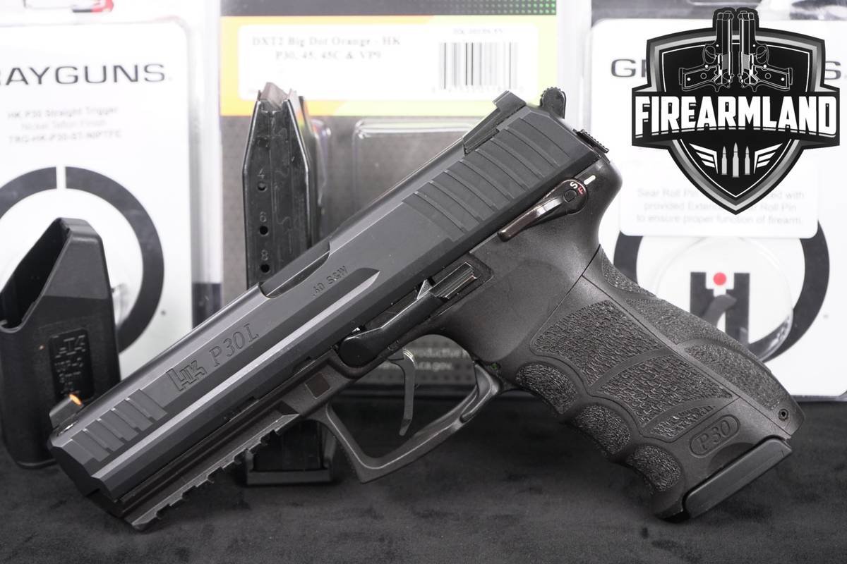 Heckler & Koch H&K P30LS V3 40 S&W P30 L S GRAYGUNS 2 MAGS, ORIG CASE, DXT2