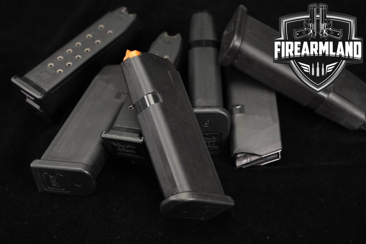 SEVEN (7) Glock 19 G19 15-Round Magazines 9mm Luger Mags