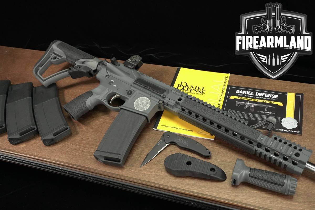 LIMITED 58 Of 100 Daniel Defense DDM4 V1 15 Year ANNIVERSARY AR AR15 +COA