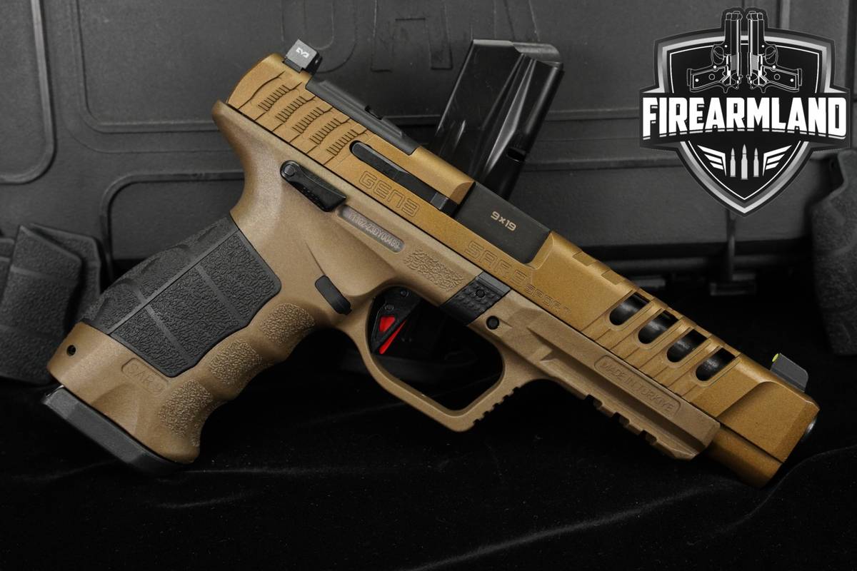 Sarsilmaz SAR9 Sport Gen3 9mm Optics-Ready Bronze SAR-9 +3 MAGS, ORIG CASE