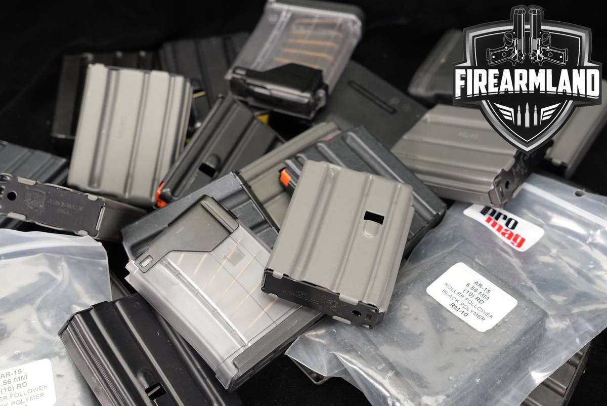 TWENTY-FIVE (25) AR-15 10 Round Magazines 5.56mm AR15 Mags