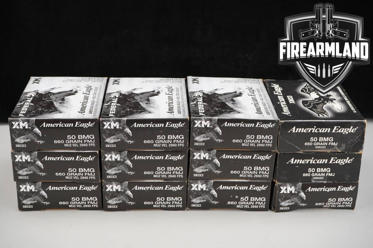 120 RDS! 50 BMG Ammo 50BMG