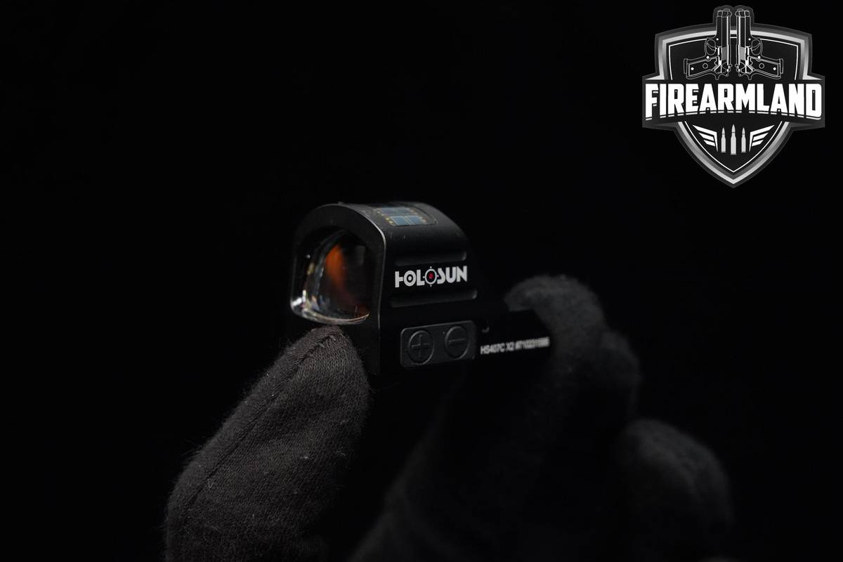 Holosun HS407C X2 Black Anodized Holosun 407C Red Dot Sight