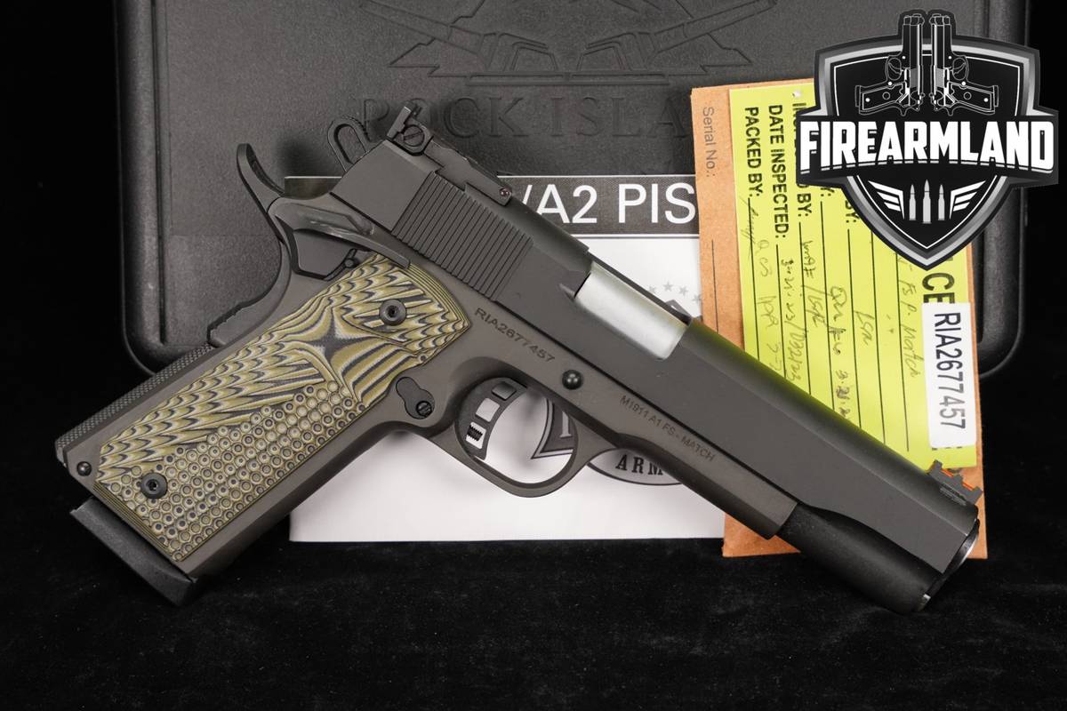 Rock Island Armory RIA M1911 A1 FS Pro Match Ultra 45 ACP 1911 +ORIG CASE