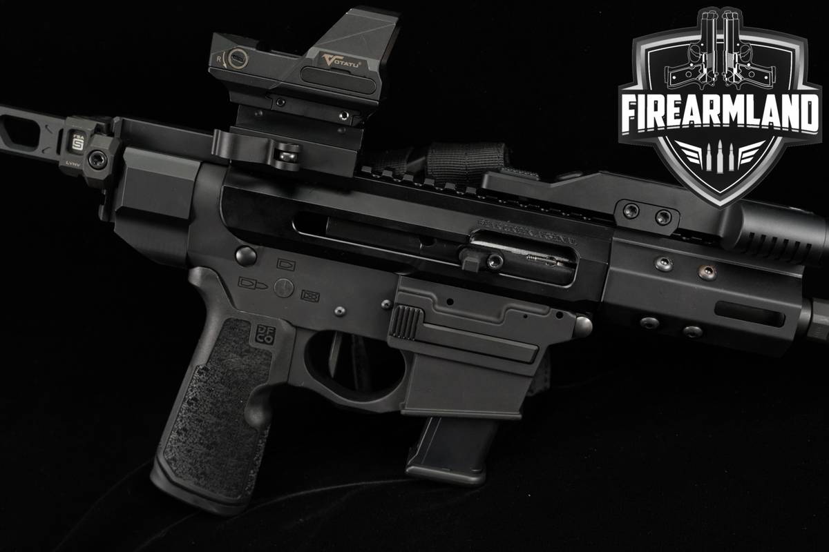 Spikes Tactical ST9G 9mm AR-9 AR9 4" Side Fold Brace +3 MAGS, VOTATU OPTICS