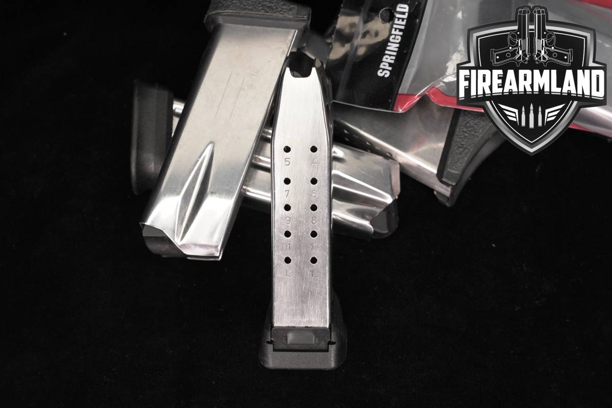 SIX (6) Springfield Armory XD Sub-Compact 13 Round Magazines 9mm Luger Mags
