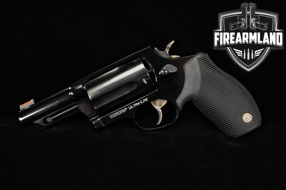 Taurus Judge Ultra-Lite 45 LC/410 3" Two-Tone Black & Steel DA/SA