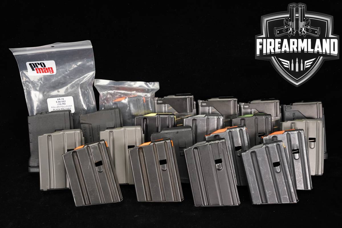 TWENTY-ONE (21) AR-15 10 Round Magazines 5.56mm NATO AR15 Mags