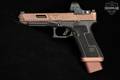 Taran Tactical (TTI) Glock G34 Copperhead Combat Master; Gen 3 9mm Luger Bronze in Very Good Condition Image 3