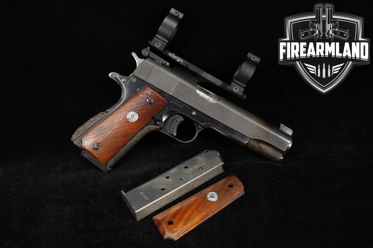 1932 Colt Government Model 45 ACP 1911A1-1911 WWII 5" +SCOPE RINGS 2 MAGS