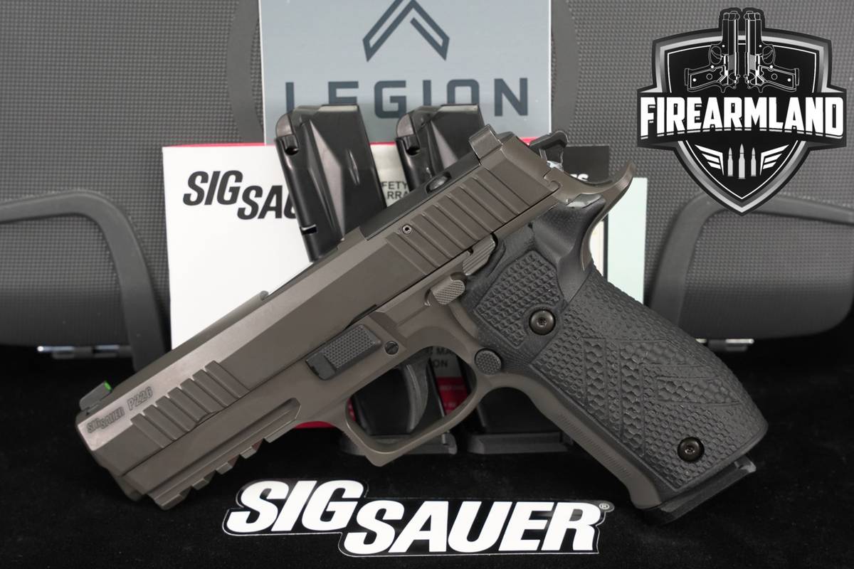 Sig Sauer P226 X-Series Legion 9mm Optics-Ready 4.4 +3 MAGS & ORIG CASE