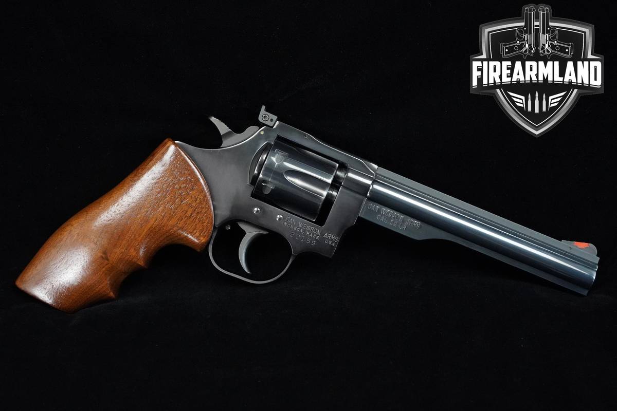 Dan Wesson Model 22 22LR 6" Blued Sacramento Grips Dan-Wesson 22 +ORIG CASE