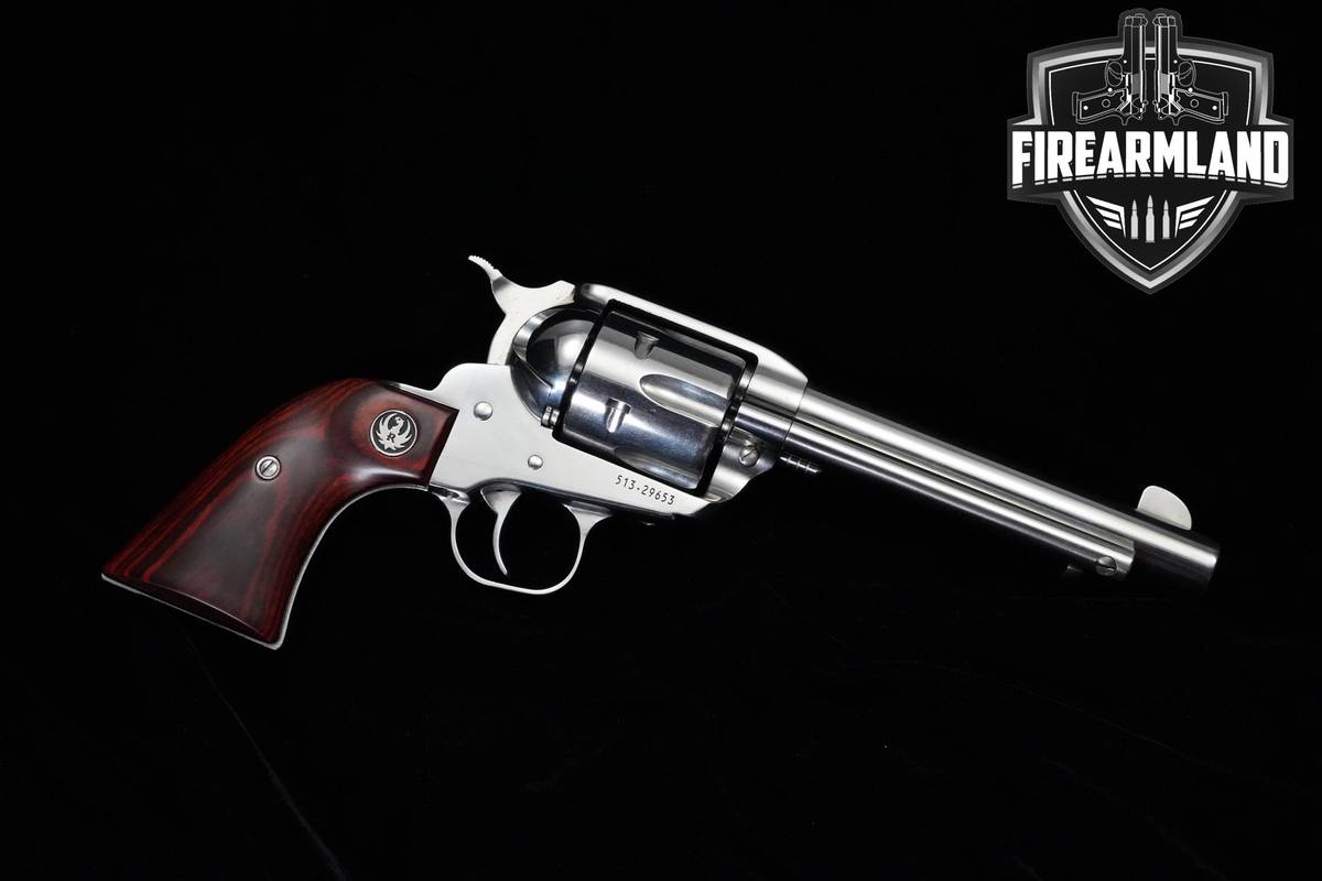 Ruger New Vaquero 357 Magnum Polished Stainless Ruger-New Vaquero ORIG CASE