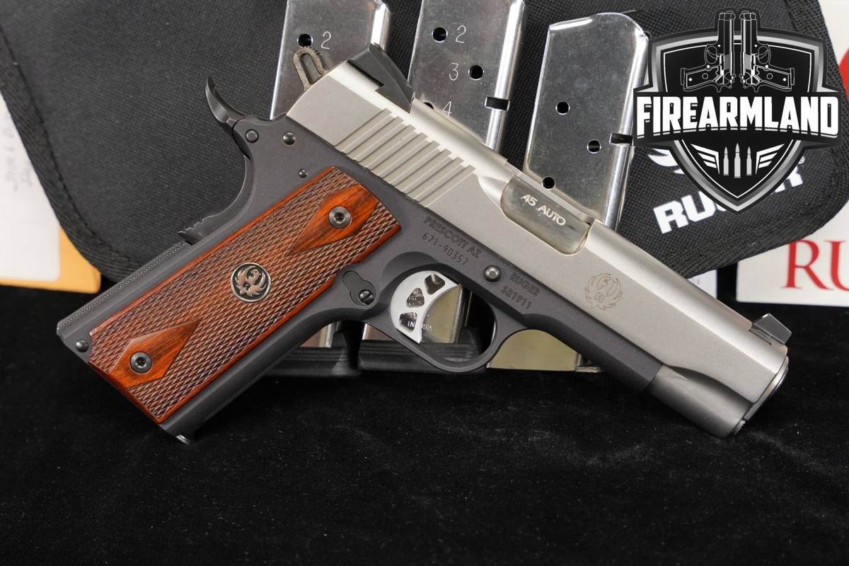 Ruger SR1911 Lightweight Commander SR 1911 Series 70 +4 MAGS, ORIG BOX