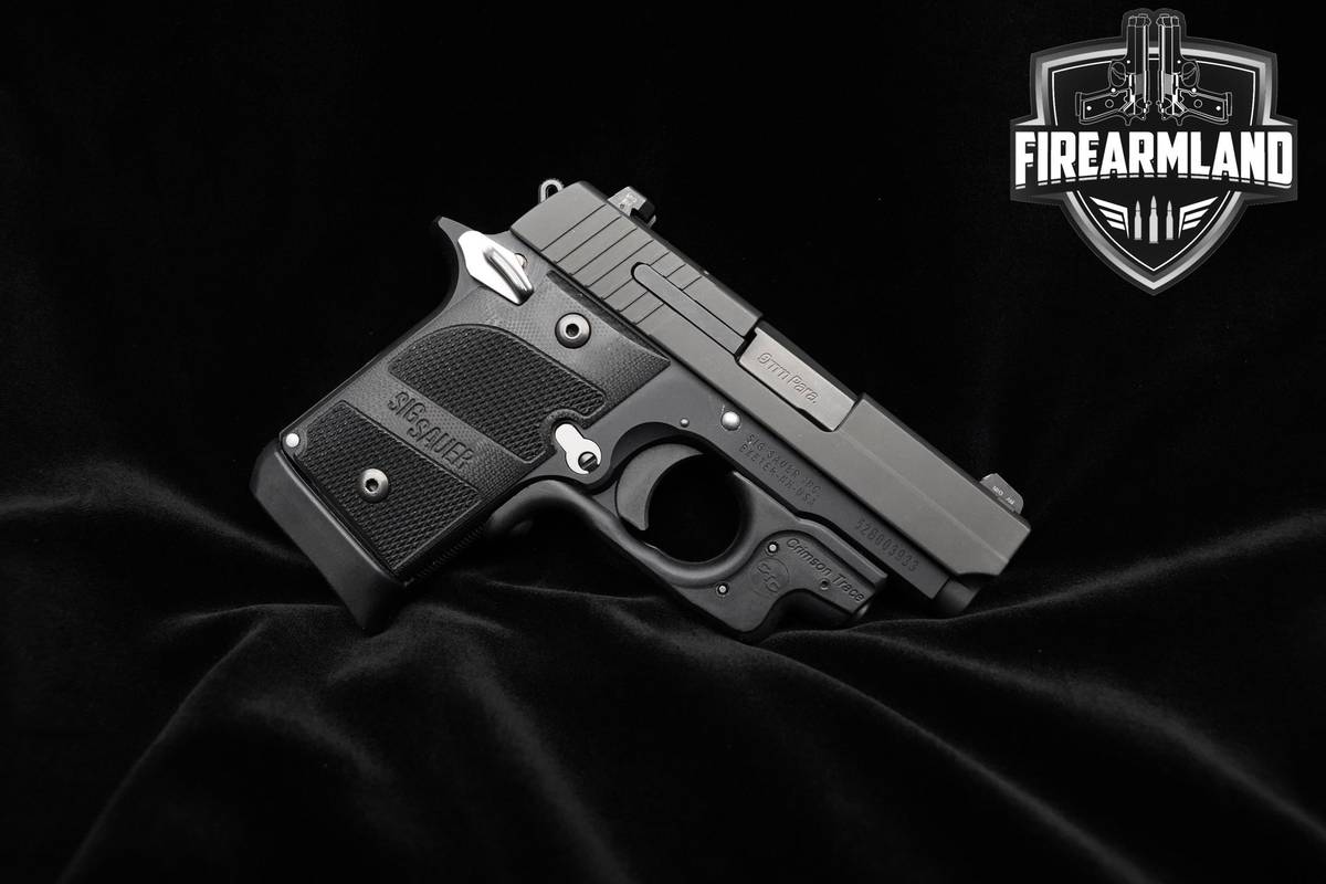 ORIG CASE Sig Sauer P938 Nightmare 9mm 7+1 Laser SAO Sig-Sauer P938 3MAGS 
