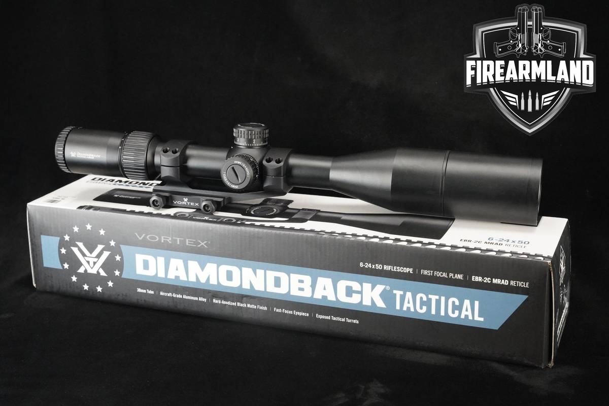 Vortex Optics Diamondback Tactical 6-24x50 EBR-2C MRAD FFP Reticle OPTIC
