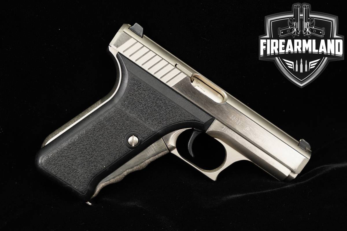 1985 Heckler & Koch P7 PSP German Police Issue H&K 9mm Satin Nickel P 7