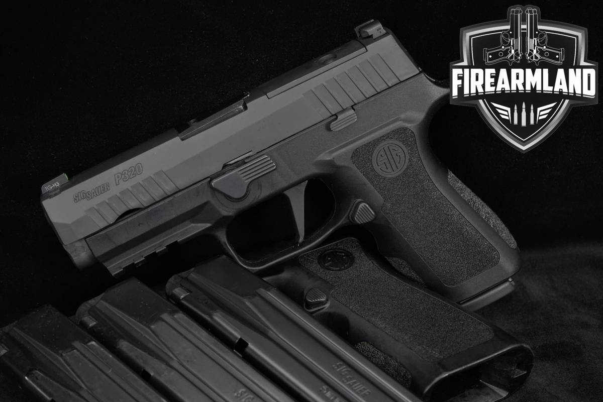 Sig Sauer P320 C Carry LEO 9mm Optics-Ready P 320 320C +4 MAGS, OG GRIP MOD