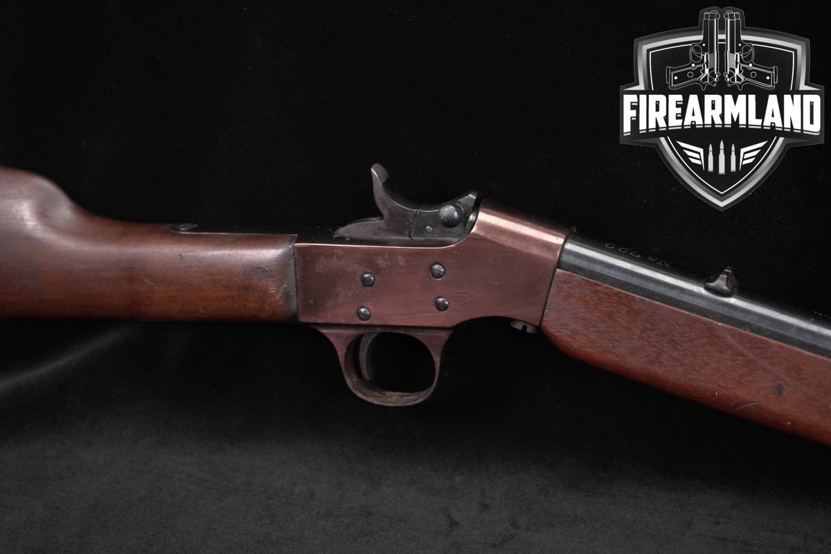 VINTAGE 1900s Hopkins & Allen No 722 22LR 19.5" Blued & Hardwood