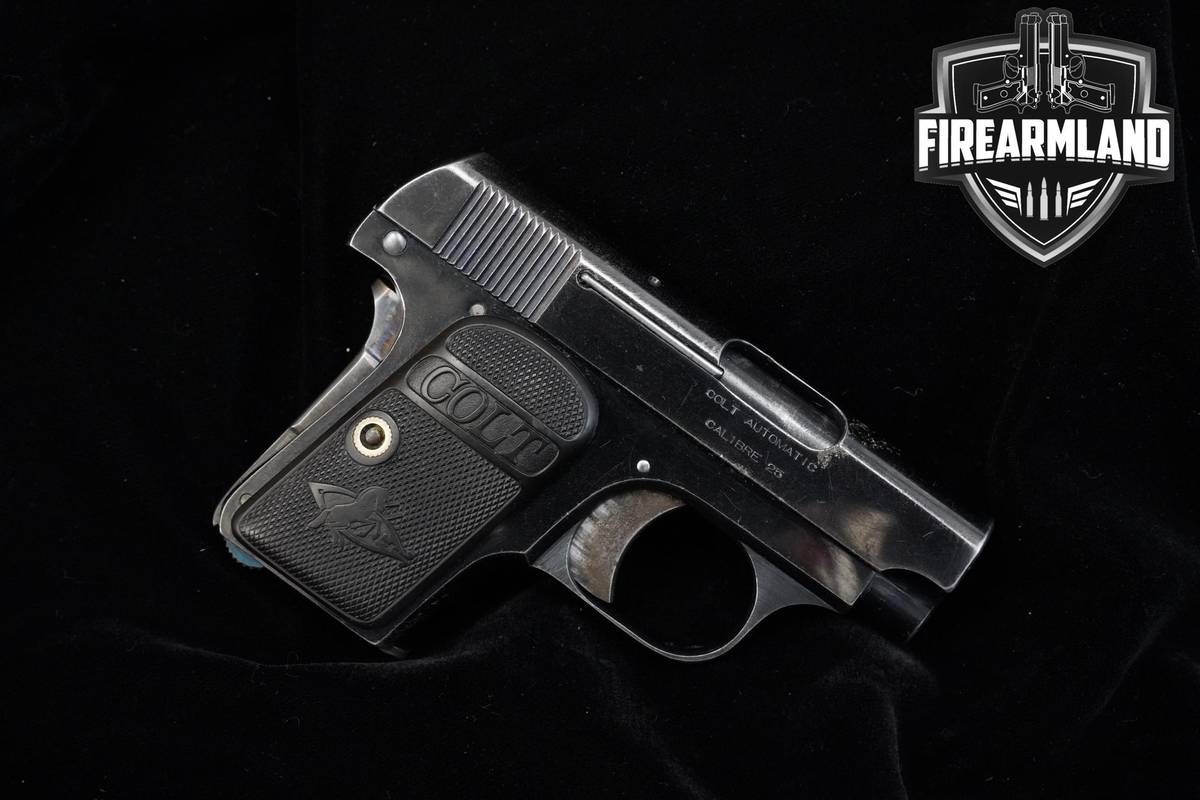 1913 Colt 1908 Vest Pocket 2" Blued Colt +2 MAGS & Colt Historian Letter