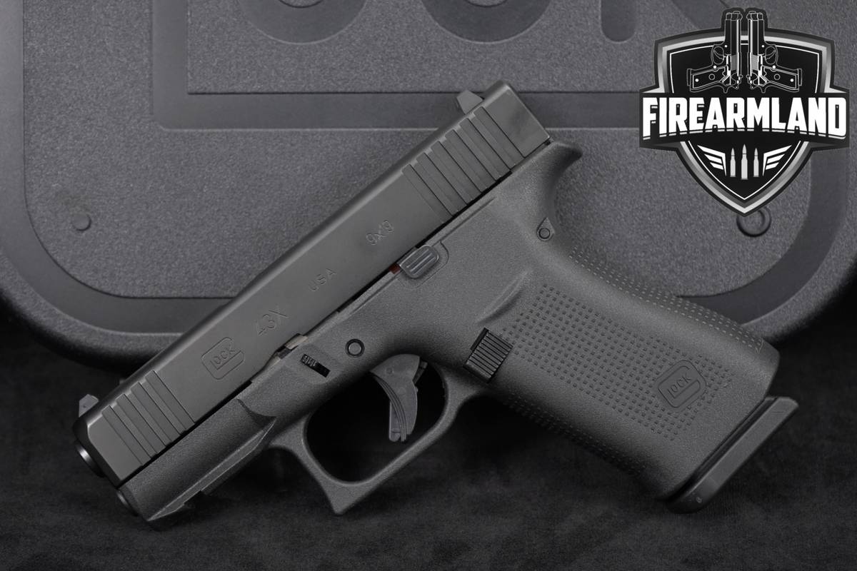 Glock 43X Slimline 9mm 3.41" G43X G43-X +ORIG CASE